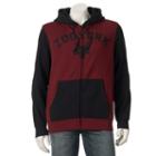 Men's Zoo York Raglan Sherpa Hoodie, Size: Medium, Dark Red