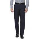 Men's Haggar&reg; Straight-fit Performance Flex-waist Pants, Size: 38x34, Blue (navy)
