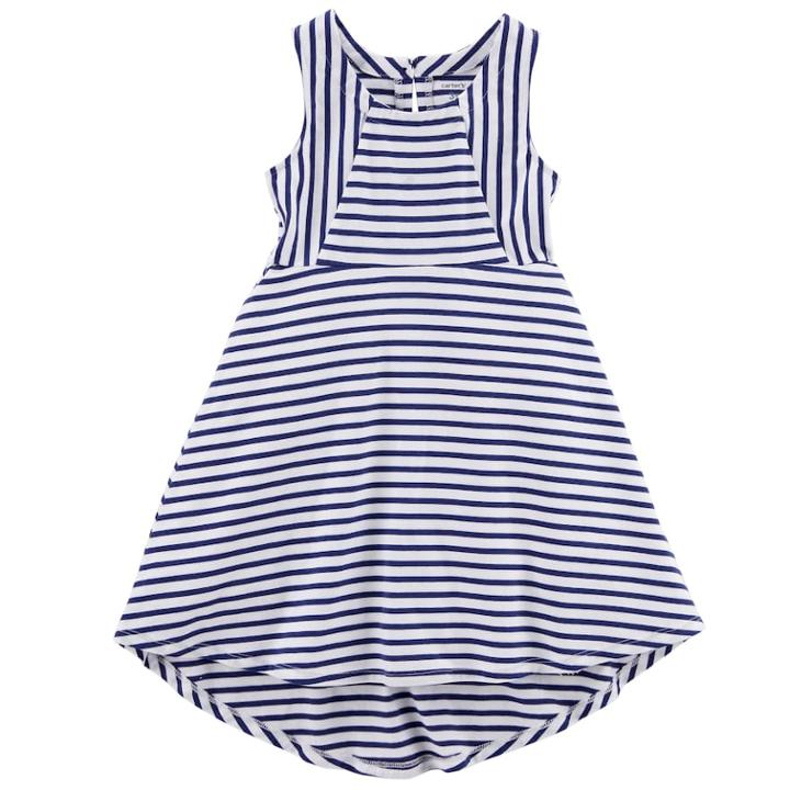 Girls 4-8 Carter's Navy (blue) Striped Dress, Size: 4-5