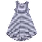 Girls 4-8 Carter's Navy (blue) Striped Dress, Size: 4-5