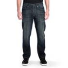 Men's Rock & Republic Midnight Stretch Straight-leg Jeans, Size: 31x32, Dark Blue