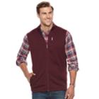 Big & Tall Croft & Barrow&reg; Classic-fit Outdoor Fleece Vest, Men's, Size: Xxl Tall, Red