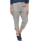 Plus Size Sonoma Goods For Life&trade; Ripstop Utility Capris, Women's, Size: 16 W, Silver