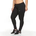 Plus Size Nike Power Essential Workout Capri Leggings, Women's, Size: 1xl, Grey (charcoal)