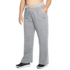 Plus Size Champion Open Bottom Fleece Pants, Women's, Size: 3xl, Med Grey