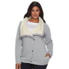 Plus Size Columbia Lake View Shawl Collar Fleece Jacket, Women's, Size: 1xl, Dark Grey