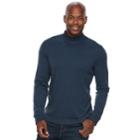 Men's Croft & Barrow&reg; Classic-fit Easy-care Mockneck Pullover, Size: Small, Dark Blue