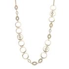 Jennifer Lopez Long Oval & Circle Link Necklace, Women's, Gold