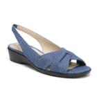 Lifestride Mimosa 2 Women's Wedge Sandals, Size: 11 Wide, Dark Blue