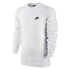 Men's Nike Club Crew Fleece, Size: Xl, White
