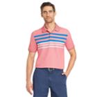 Men's Izod Sportflex Classic-fit Striped Stretch Performance Polo, Size: Small, Brt Red