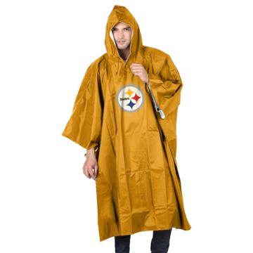 Adult Northwest Pittsburgh Steelers Deluxe Poncho, Adult Unisex, Yellow