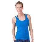 Women's Soybu Lola Scoopneck Yoga Tank, Size: Small, Blue Other