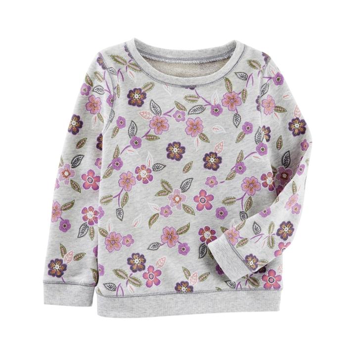 Girls 4-12 Oshkosh B'gosh Floral Print Sweatshirt, Size: 12