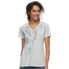 Women's Sonoma Goods For Life&trade; V-neck Graphic Tee, Size: Small, Light Grey