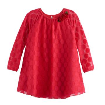 Girls 4-6x Marmellata Classics Red Dot Dress, Size: 6