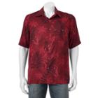 Big & Tall Batik Bay Classic-fit Tropical Button-down Shirt, Men's, Size: 4xb, Med Red