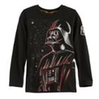 Boys 4-7x Star Wars A Collection For Kohl's Darth Vader Stars Graphic Tee, Size: 6, Black