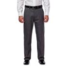 Men's J.m. Haggar Premium Classic-fit Flat-front Stretch Suit Pants, Size: 42x30, Dark Grey