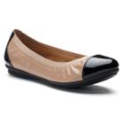 Croft & Barrow&reg; Women's Ortholite Cap-toe Ballet Flats, Size: 9.5, Lt Beige