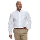 Big & Tall Izod Premium Essentials Classic-fit Button-down Shirt, Men's, Size: 2xb, White