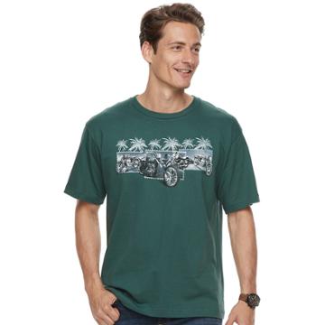 Men's Cotton Links Graphic Tee, Size: Xxl, Med Green