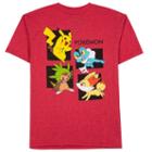 Boys 8-20 Pokemon Characters Tee, Boy's, Size: Large, Med Pink