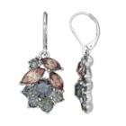 Simply Vera Vera Wang Nickel Free Faceted Stone Cluster Drop Earrings, Women's, Blue