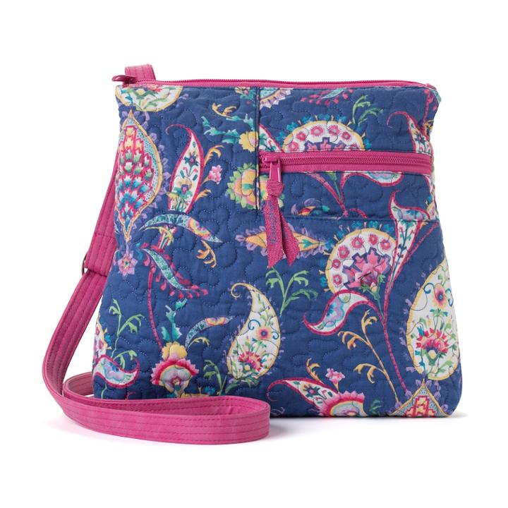 Donna Sharp Becki Paisley Crossbody Bag, Women's, Royal Paisley