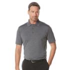 Men's Grand Slam Heathered Golf Polo, Size: Medium, Grey Other