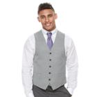 Men's Chaps Classic-fit Wool-blend Light Gray Suit Vest, Size: Xl, Light Grey
