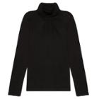 Girls 7-16 & Plus Size French Toast Solid Turtleneck, Size: 14-16 Plus, Black