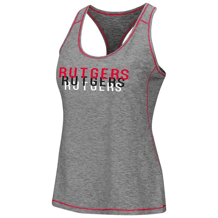 Women's Campus Heritage Rutgers Scarlet Knights Race Course Tank, Size: Xl, Red Other