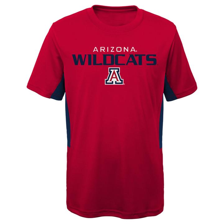 Boys 8-20 Arizona Wildcats Mainframe Performance Tee, Size: M 10-12, Dark Red