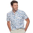 Men's Sonoma Goods For Life&trade; Slim-fit Poplin Button-down Shirt, Size: Small, Natural