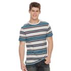Men's Urban Pipeline&reg; Striped Tee, Size: Large, Lt Beige