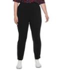 Plus Size Popsugar Essential Crop Pants, Women's, Size: 1xl, Black
