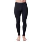 Men's Climatesmart Micro-suede Stretch Sport Performance Leggings, Size: Xxl, Black