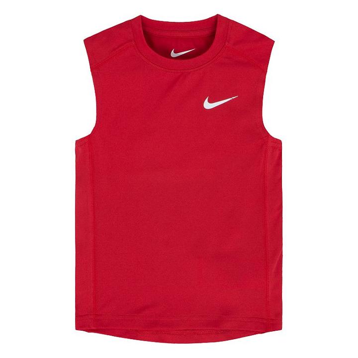 Boys 4-7 Nike Dri-fit Base Layer Muscle Tee, Size: 6, Dark Red