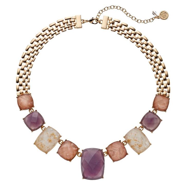 Dana Buchman Geometric Necklace, Women's, Multicolor