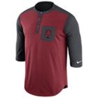 Men's Nike Arkansas Razorbacks Dri-fit Touch Henley, Size: Medium, Ovrfl Oth