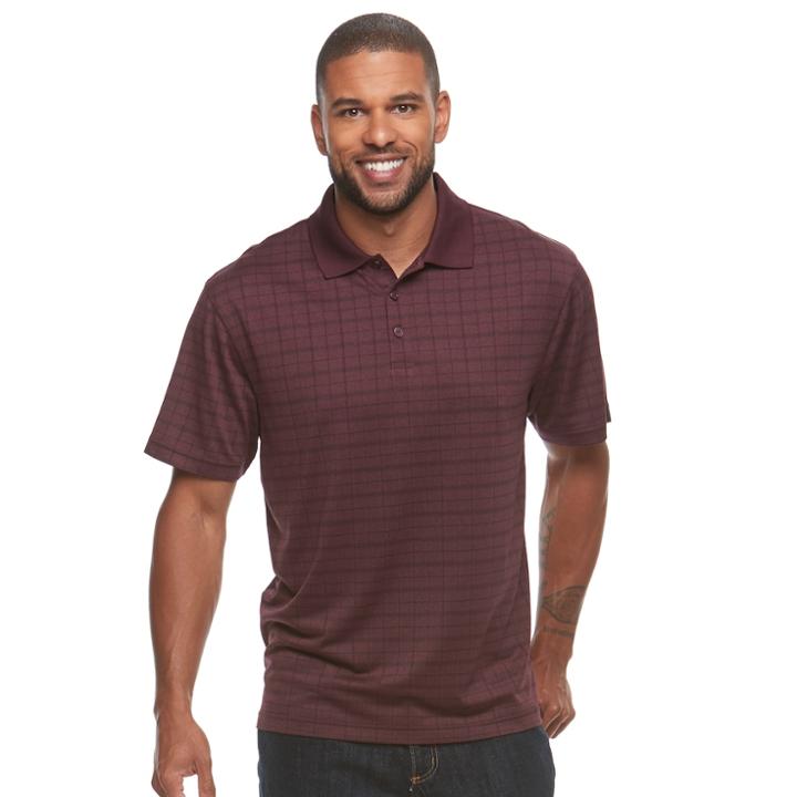 Men's Haggar&reg; Cool 18&reg; Classic-fit Performance Polo, Size: Xxl, Drk Purple