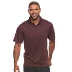 Men's Haggar&reg; Cool 18&reg; Classic-fit Performance Polo, Size: Xxl, Drk Purple