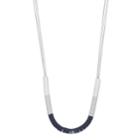 Simply Vera Vera Wang Silver Tone Long Statement Necklace, Women's, Blue