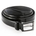 Dockers&reg; Feathered-edge Leather Belt - Extended Size, Size: 50, Black