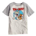 Boys 4-10 Jumping Beans&reg; Tom And Jerry Best Buds Raglan Graphic Tee, Size: 8, Oatmeal Heather