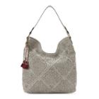 Sonoma Goods For Life&trade; Rosa Laser-cut Hobo, Women's, Grey