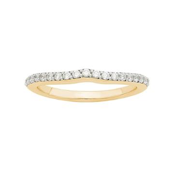 Love 360 14k Gold 1/4 Carat T.w. Diamond Wedding Ring, Adult Unisex, Size: 6, White
