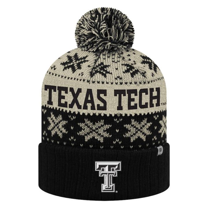 Adult Top Of The World Texas Tech Red Raiders Subarctic Beanie, Adult Unisex, Med Red