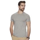 Men's Marc Anthony Slim-fit Luxury+ Tee, Size: Xl Tall, Med Grey